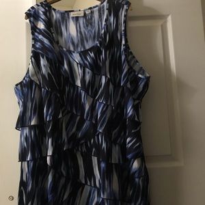 Real plus size ruffle top